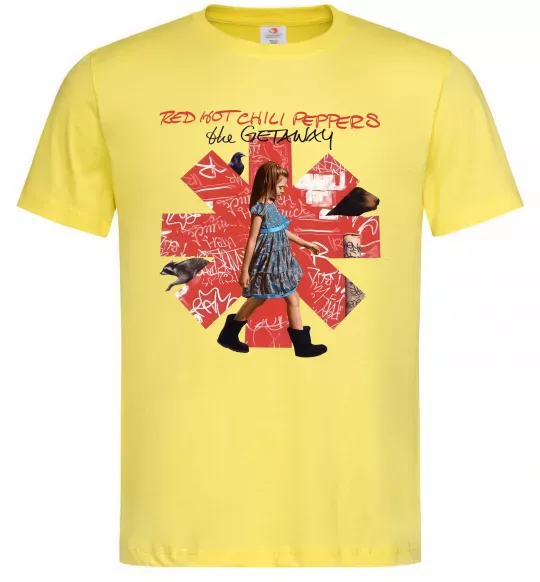 Мужская футболка Red Hot Chili Peppers the getaway Лимонный фото