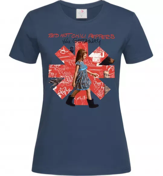 Жіноча футболка Red Hot Chili Peppers the getaway Темно-синій фото