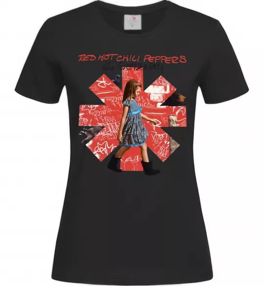 Жіноча футболка Red Hot Chili Peppers the getaway Чорний фото