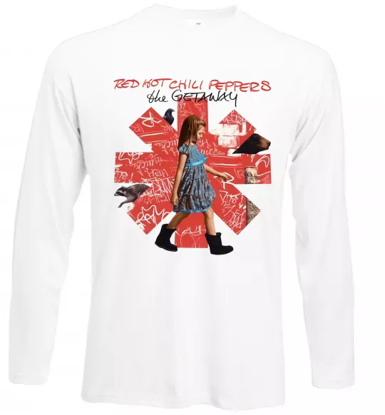 Лонгслив Red Hot Chili Peppers the getaway Белый фото