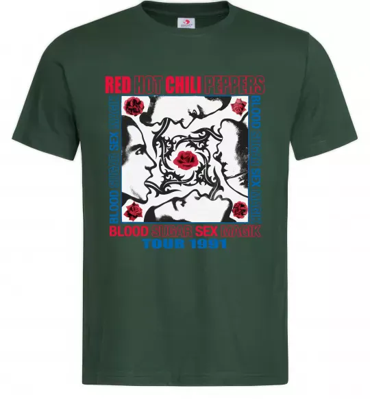 Чоловіча футболка Blood sugar sex magik Темно-зелений фото