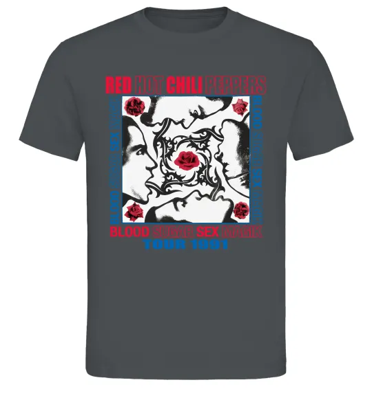 Чоловіча футболка Blood sugar sex magik Графіт фото