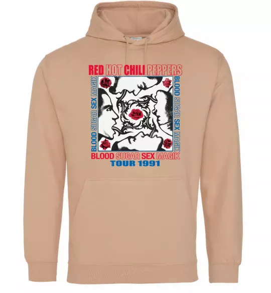 Чоловіча толстовка (худі) Blood sugar sex magik Пісочний фото