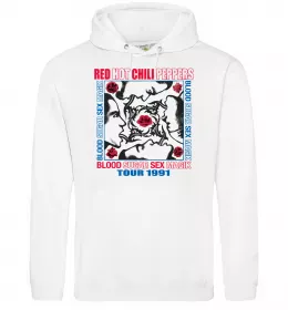 Женская толстовка (худи) Red Hot Chili Peppers octopus Черный фото