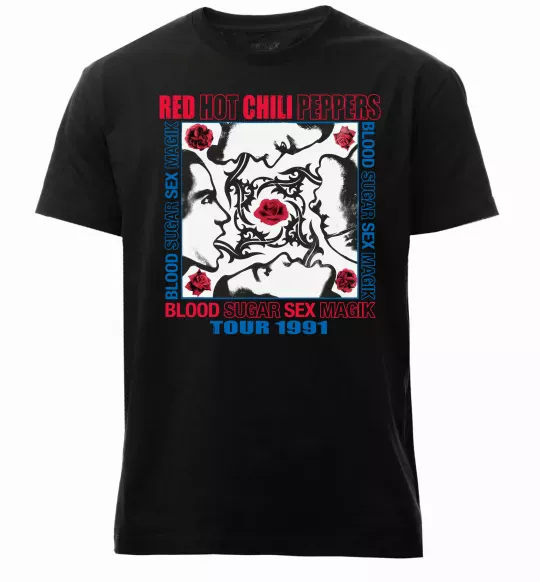 Мужская премиум футболка Blood sugar sex magik Черный фото