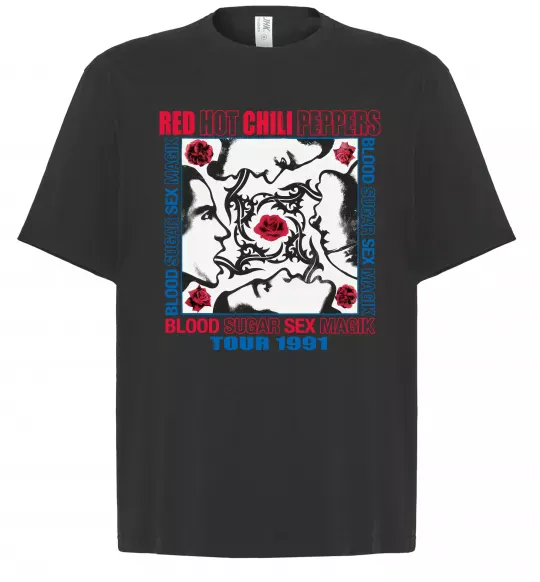 Футболка Оверсайз Blood sugar sex magik Черный фото