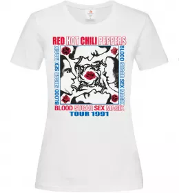 Женская футболка Red Hot Chili Peppers octopus Черный фото