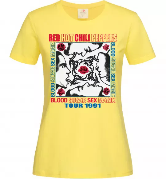 Жіноча футболка Blood sugar sex magik Лимонний фото