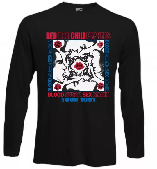 Лонгслів Blood sugar sex magik Чорний фото