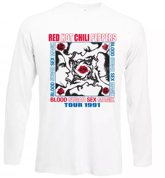 Лонгслів Blood sugar sex magik Білий фото