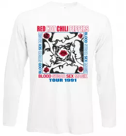 Лонгслив Red hot chilly pappers Черный фото