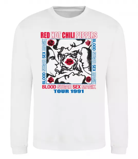 Свитшот Blood sugar sex magik Белый фото