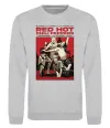 Свитшот RHCP 1991 tour Серый меланж фото