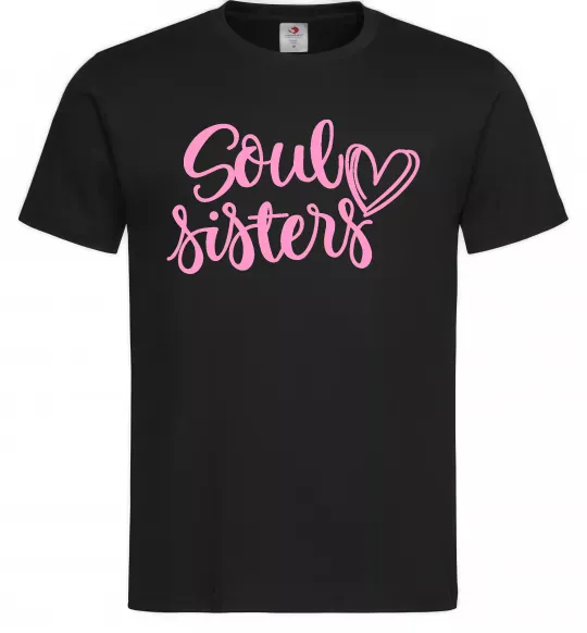 Чоловіча футболка Soul sisters Чорний фото