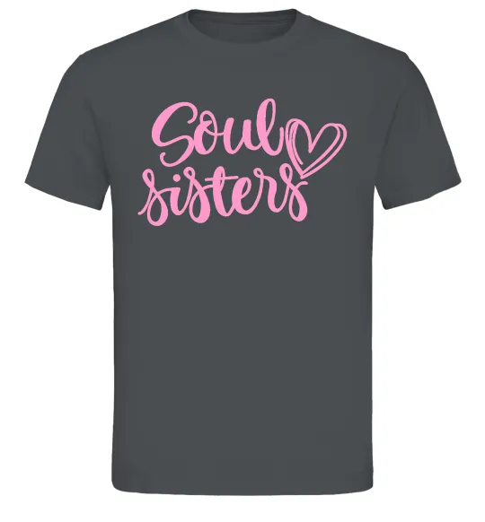 Чоловіча футболка Soul sisters Графіт фото