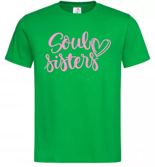 Чоловіча футболка Soul sisters Зелений фото