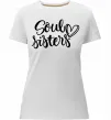 Женская премиум футболка Soul sisters Белый фото