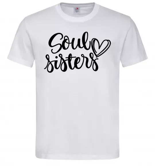 Чоловіча футболка Soul sisters Білий фото