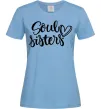 Женская футболка Soul sisters Голубой фото