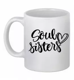 Чашка керамічна Soul sisters Білий фото