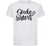 Детская футболка Soul sisters Белый фото