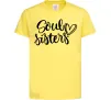 Детская футболка Soul sisters Лимонный фото