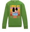 Детский Свитшот I love my ЛП Лаймовый фото
