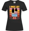 Женская футболка I love my ЛП Черный Женская футболка I love my ЛП Черный фото