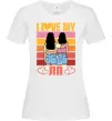 Женская футболка I love my ЛП Белый Женская футболка I love my ЛП Белый фото