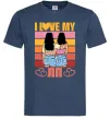 Мужская футболка I love my ЛП Темно-синий фото
