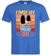 Мужская футболка I love my ЛП Ярко-синий фото