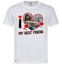 Чоловіча футболка I love my best friend
