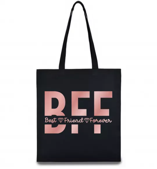 Еко-сумка BFF Чорний фото