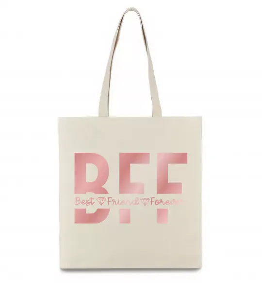 Еко-сумка BFF Бежевий фото