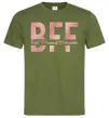 Мужская футболка BFF Оливковый фото