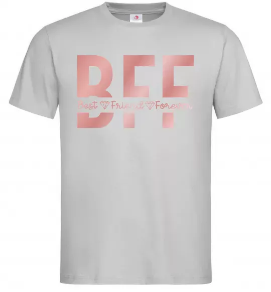 Мужская футболка BFF Серый фото