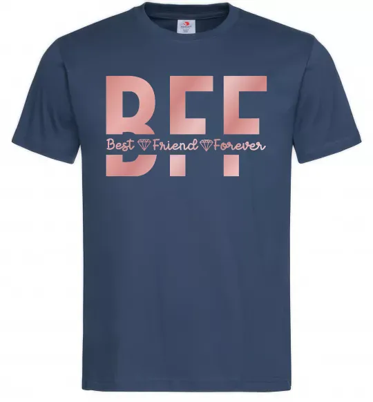 Мужская футболка BFF Темно-синий фото