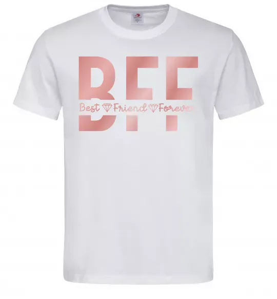 Мужская футболка BFF Белый фото