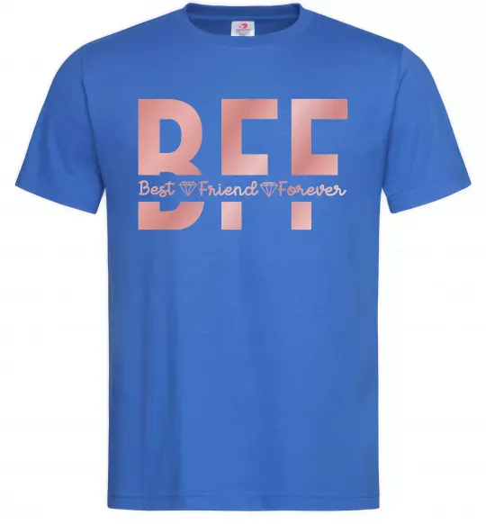 Мужская футболка BFF Ярко-синий фото