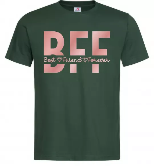 Мужская футболка BFF Темно-зеленый фото