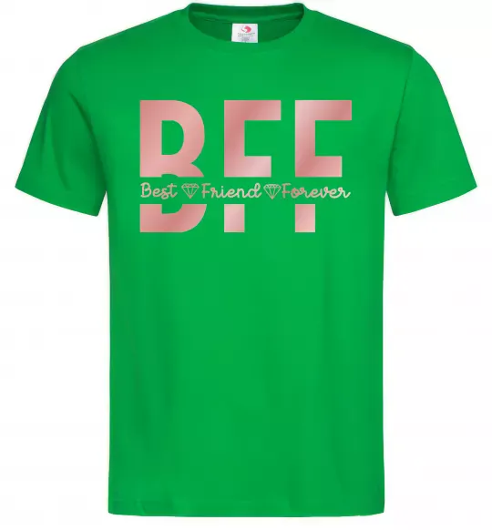Мужская футболка BFF Зеленый фото