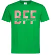 Мужская футболка BFF Зеленый фото