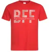 Мужская футболка BFF Красный фото
