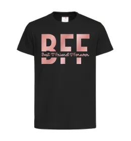 Дитяча футболка BFF Чорний фото