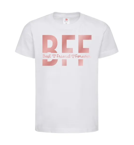 Детская футболка BFF Белый фото