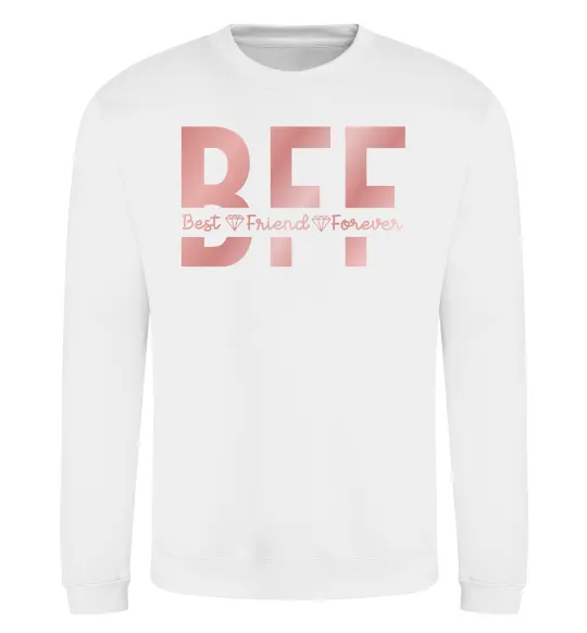 Світшот BFF Білий фото