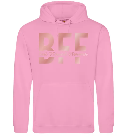 Женская толстовка (худи) BFF Розовый фото