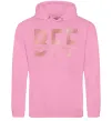Женская толстовка (худи) BFF Розовый фото