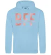 Женская толстовка (худи) BFF Голубой фото