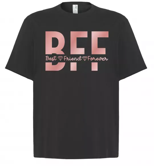 Футболка Оверсайз BFF Черный фото
